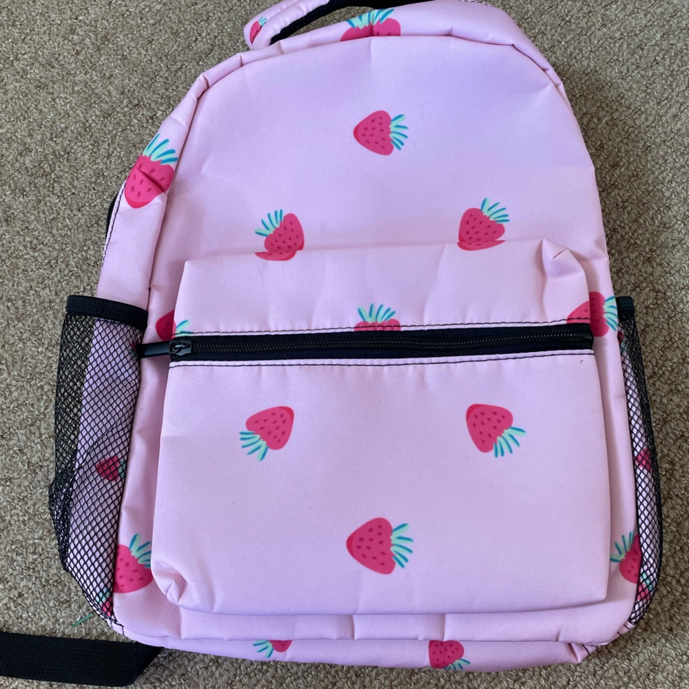 Brand New Strawberry Pattern Backpack - image 1